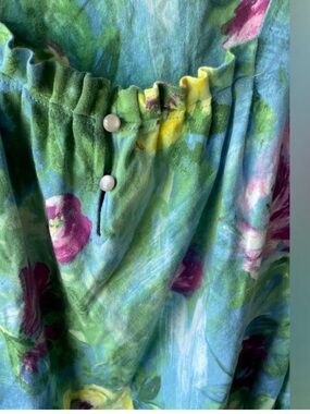 Caribbean Joe floral top size large